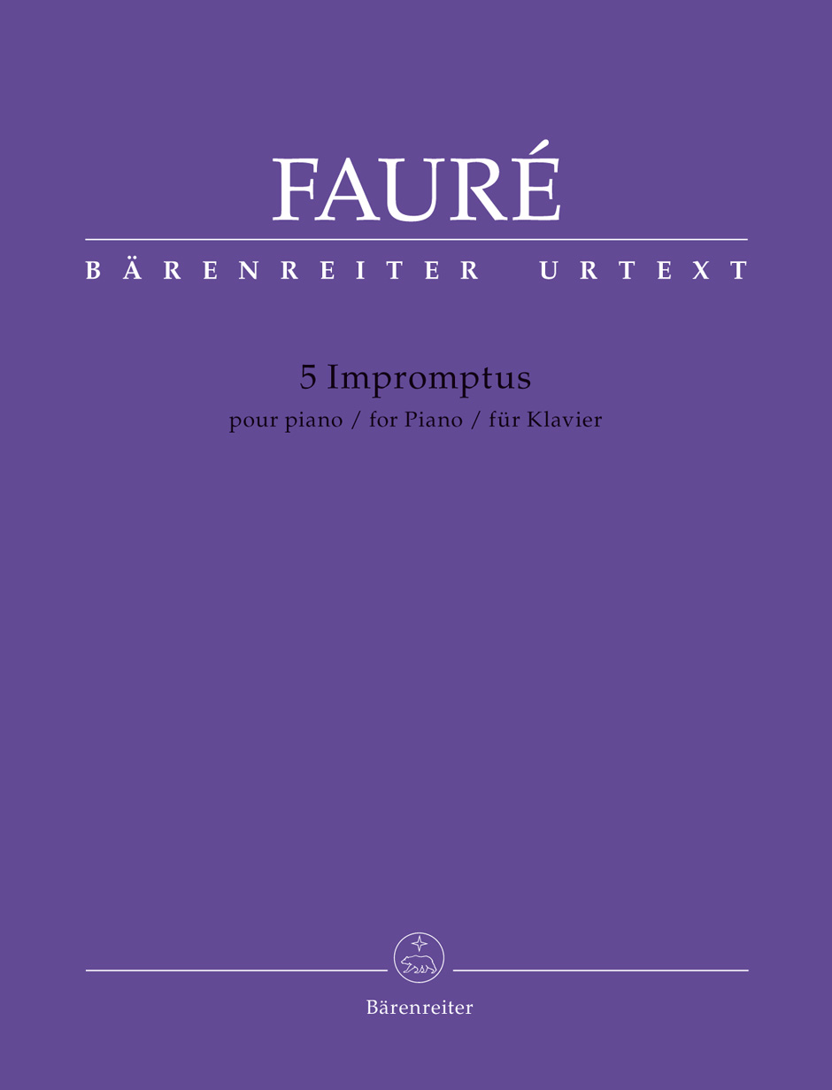 Vorderes Coverbild 5 Impromptus für Klavier