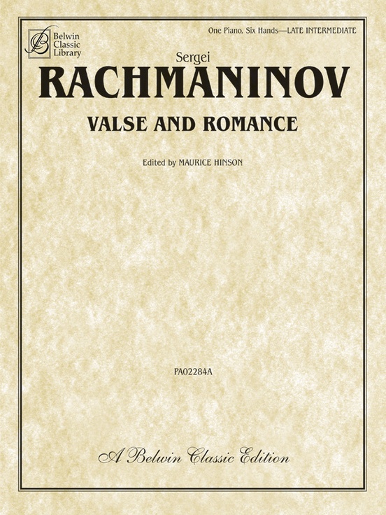 Vorderes Coverbild Valse and Romance