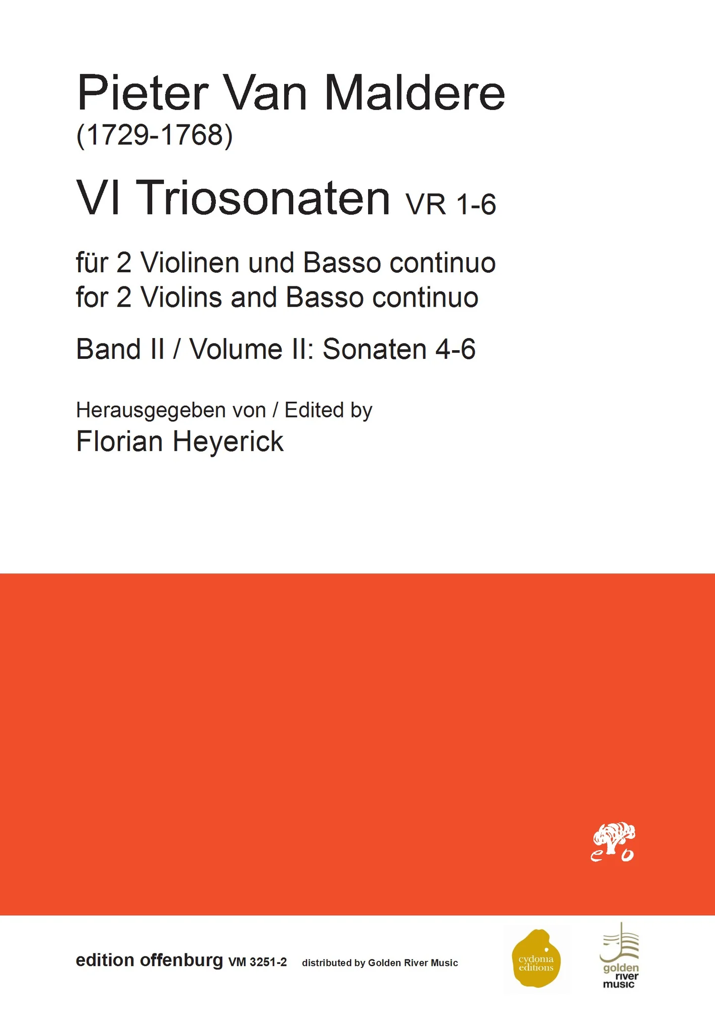Vorderes Coverbild VI Triosonaten, Volume Ii (Sonata 4-6)