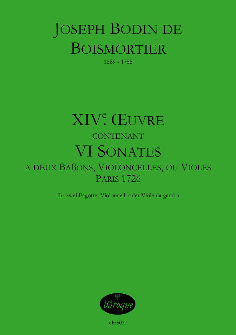 Vorderes Coverbild 6 Sonates op. 14