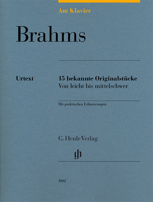 Vorderes Coverbild Am Klavier - Brahms