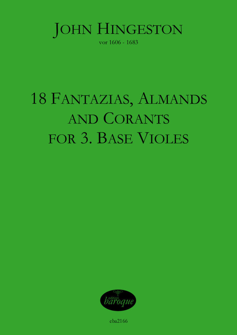Vorderes Coverbild 18 Fantazias, Almands and Corants