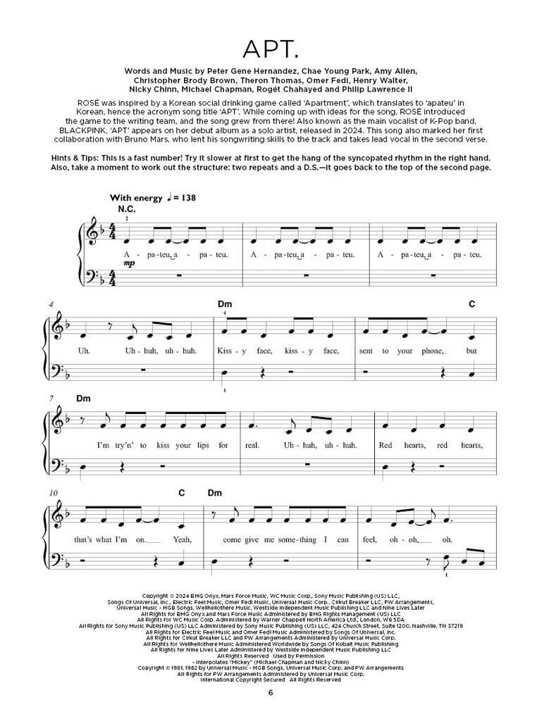 Anderes Coverbild Really Easy Piano: Chart Hits of 2024-2025