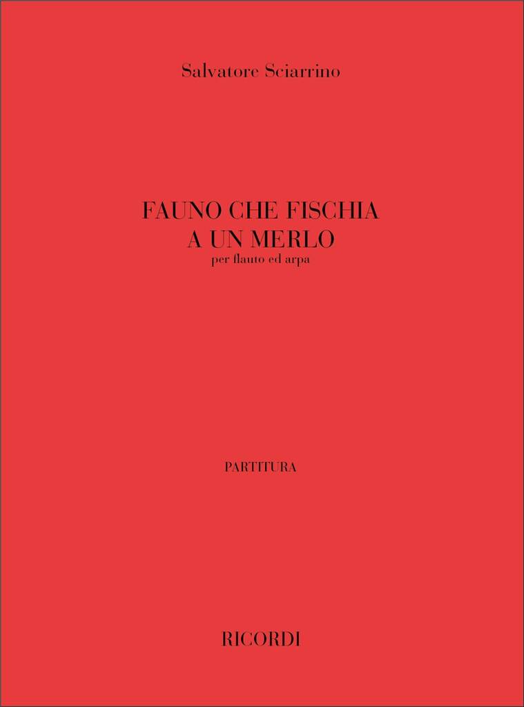 Vorderes Coverbild Fauno Che Fischia A Un Merlo