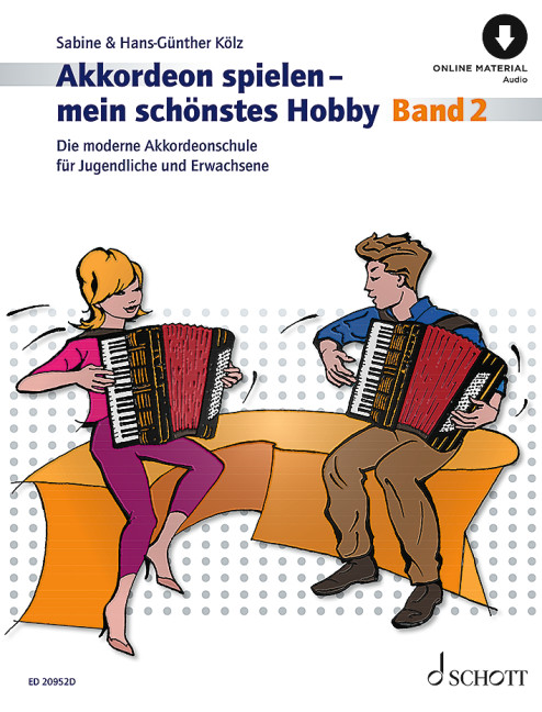 Vorderes Coverbild Akkordeon spielen - mein schönstes Hobby Band 2