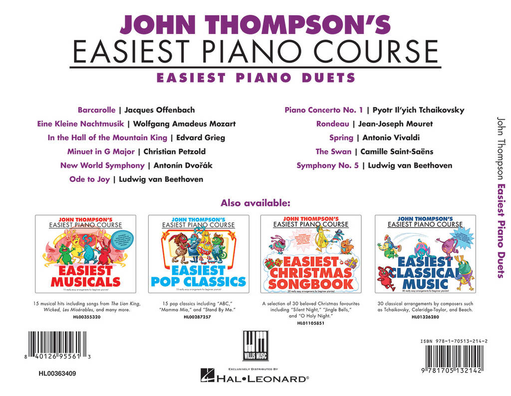 Anderes Coverbild John Thompson's First Classical Duets