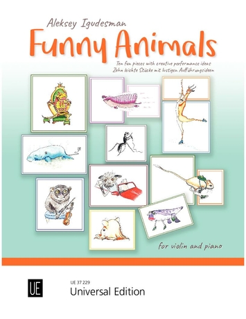 Vorderes Coverbild Funny Animals für Violine und Klavier