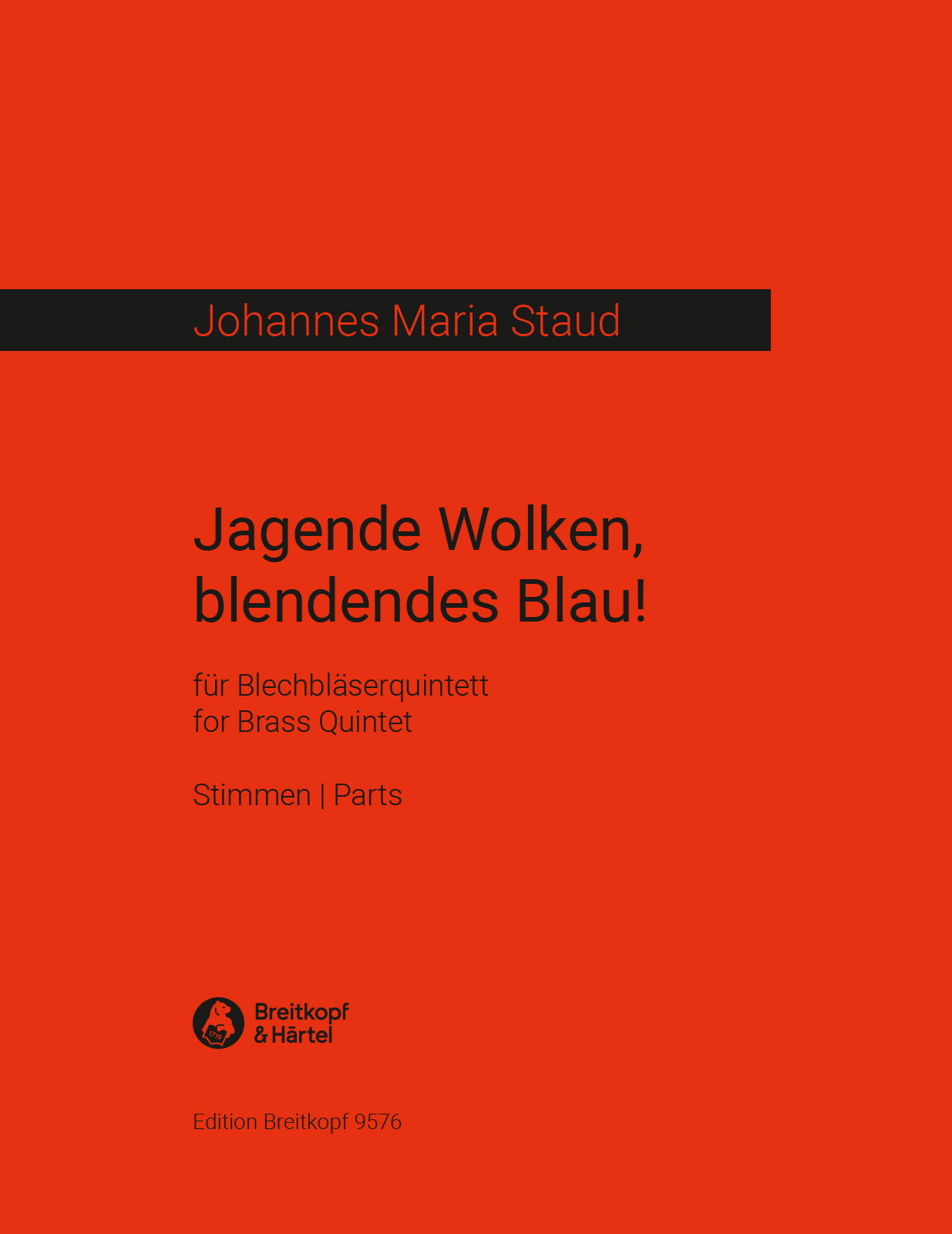 Vorderes Coverbild Jagende Wolken, blendendes Blau!