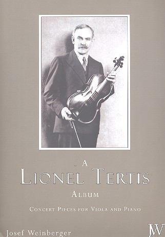 Vorderes Coverbild A Lionel Tertis Album "Concert Pieces for Viola and Piano"