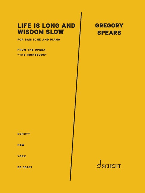 Vorderes Coverbild Life is long and wisdom slow