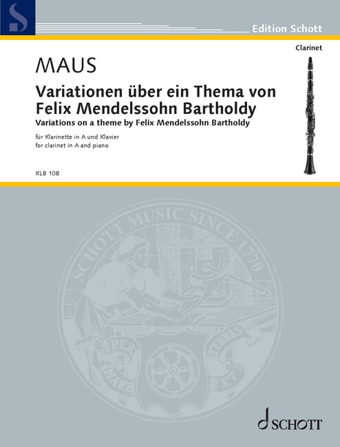 Vorderes Coverbild Variationen über ein Thema von Felix Mendelssohn Bartholdy