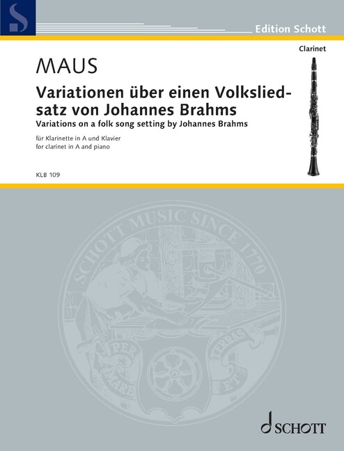 Vorderes Coverbild Variationen über einen Volksliedsatz von Johannes Brahms