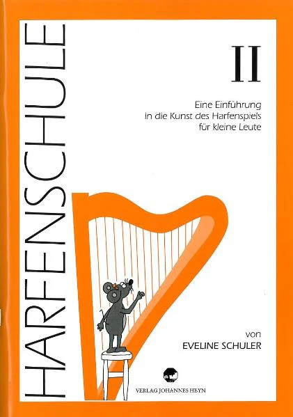 Vorderes Coverbild Harfenschule Band 2