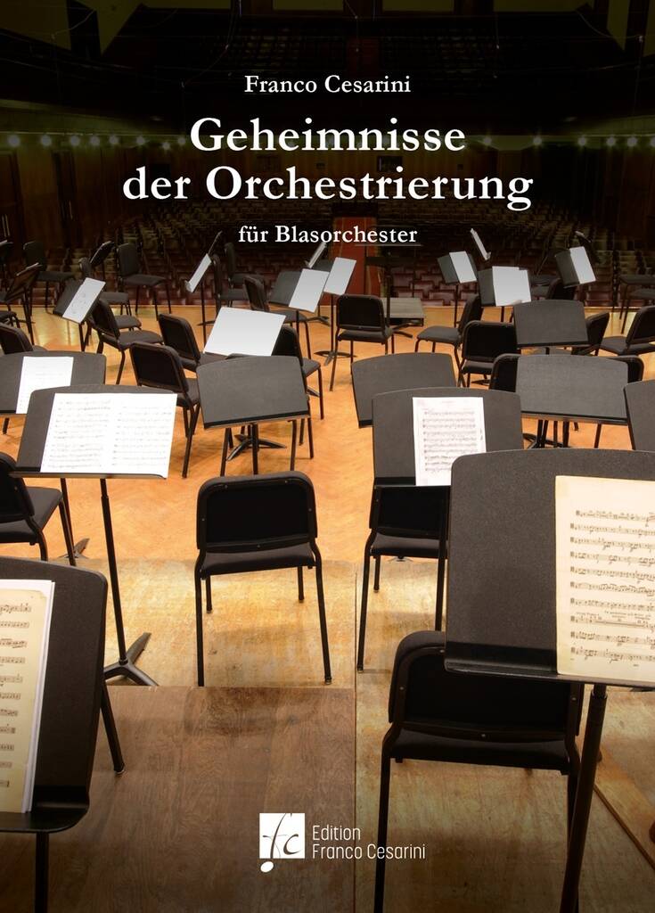Vorderes Coverbild Geheimnisse der Orchestration für Blasorchester