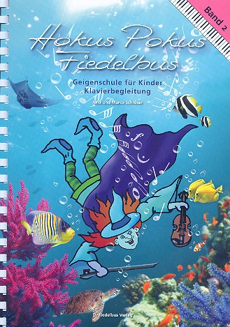 Vorderes Coverbild Hokus Pokus Fiedelbus Band 2 - Klavierbegleitung