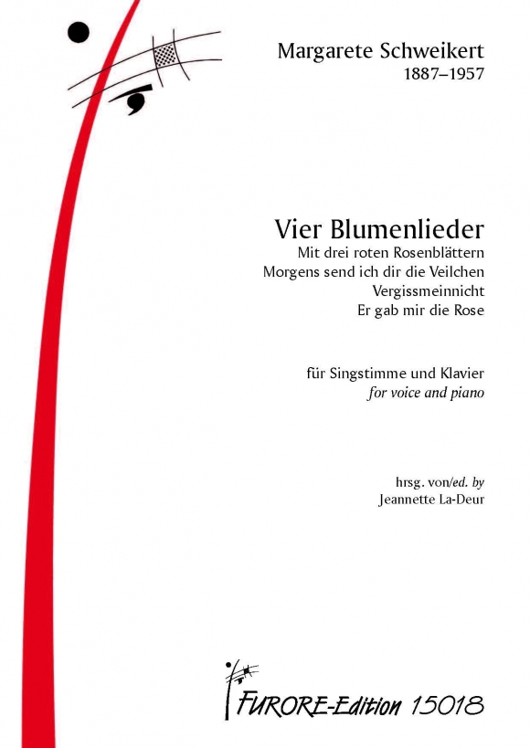 Vorderes Coverbild Vier Blumenlieder
