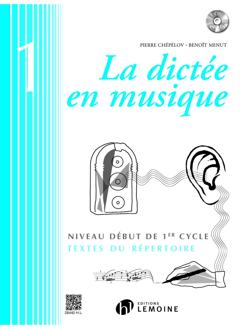Vorderes Coverbild La dictée en musique Vol.1 - début du 1er cycle