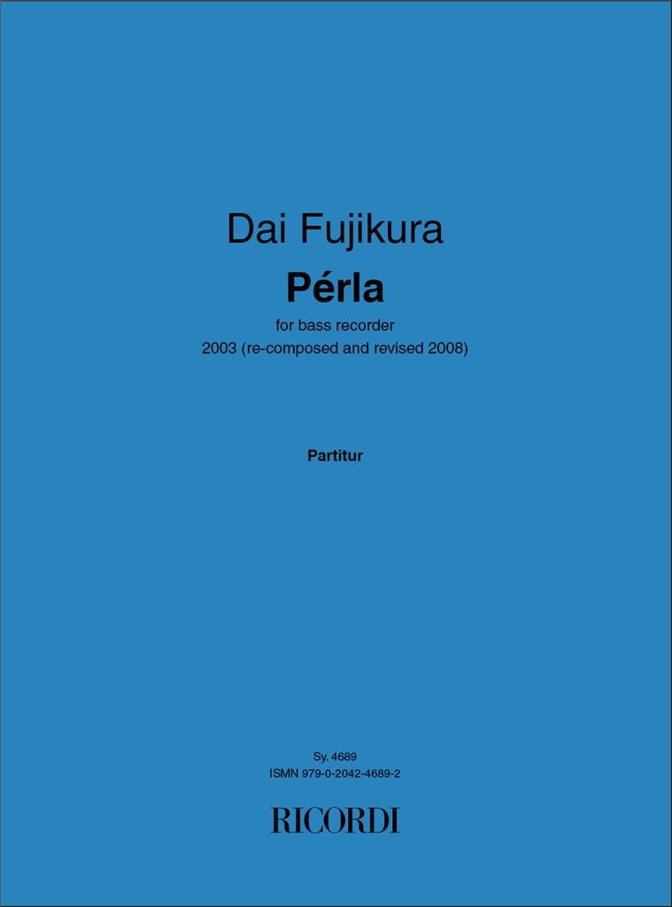 Vorderes Coverbild Perla