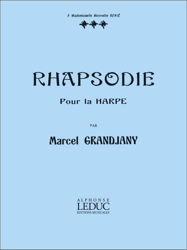 Vorderes Coverbild Rhapsodie pour la harpe