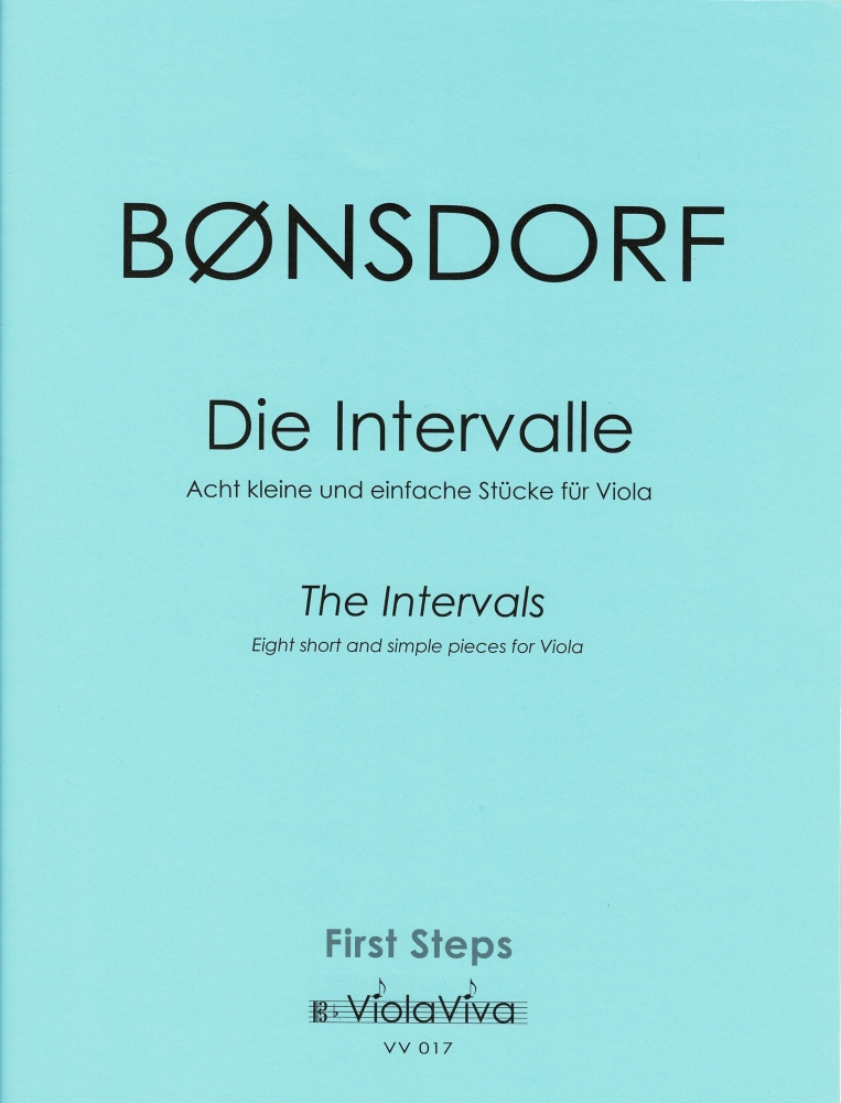 Vorderes Coverbild Die Intervalle, für Bratsche