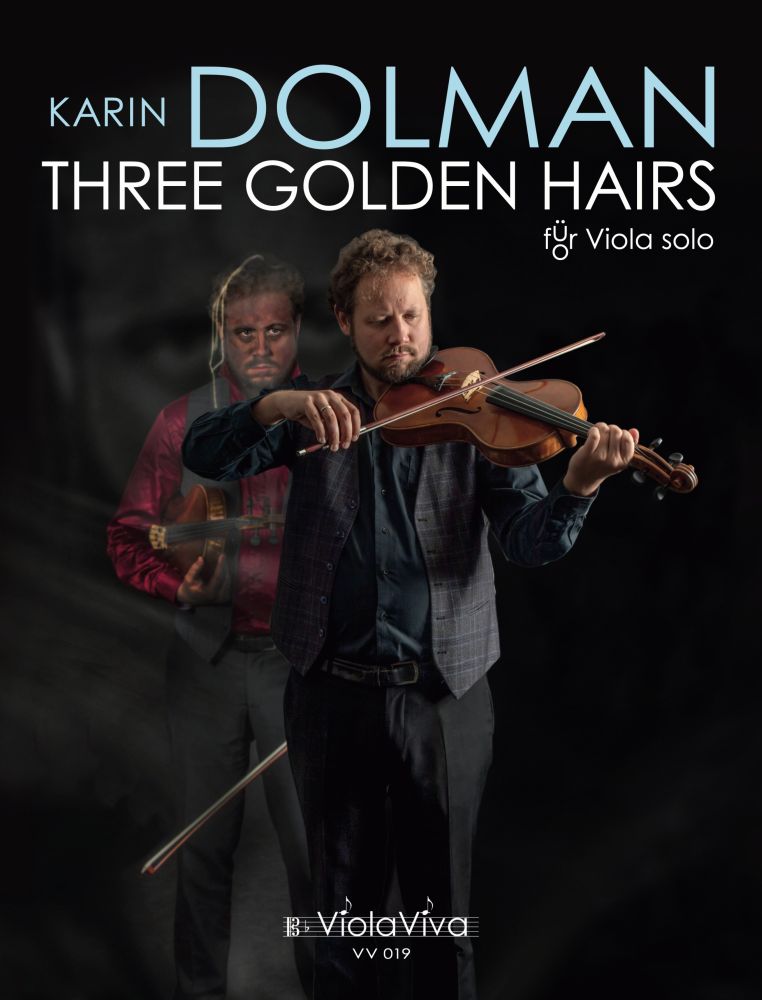 Vorderes Coverbild Drei goldene Haare, für Bratsche solo