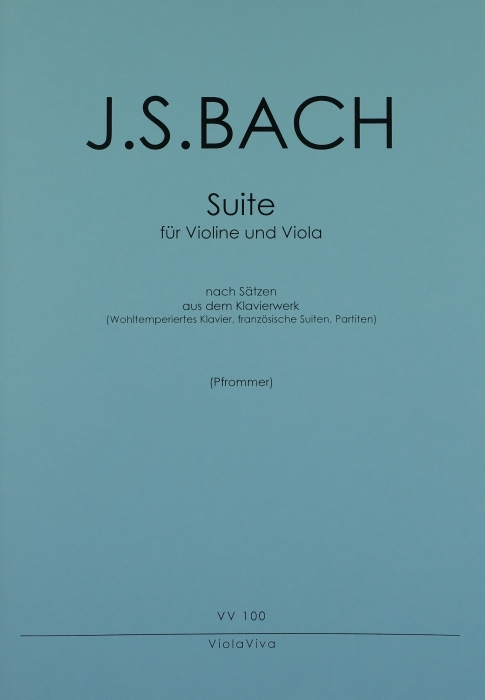 Vorderes Coverbild Suite D-dur, für Violine und Bratsche