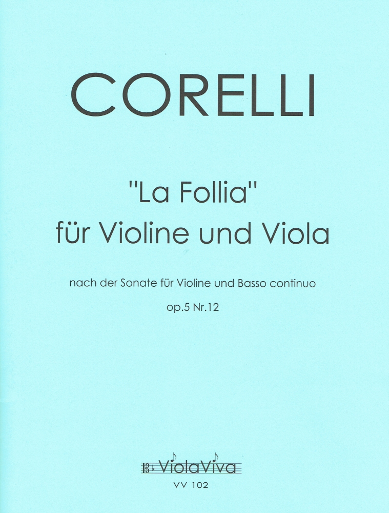 Vorderes Coverbild La Follia, für Violine und Bratsche