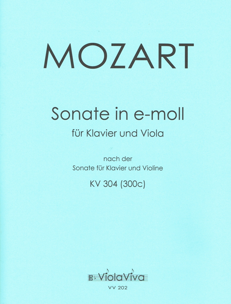 Vorderes Coverbild Sonate, für Klavier und Bratsche