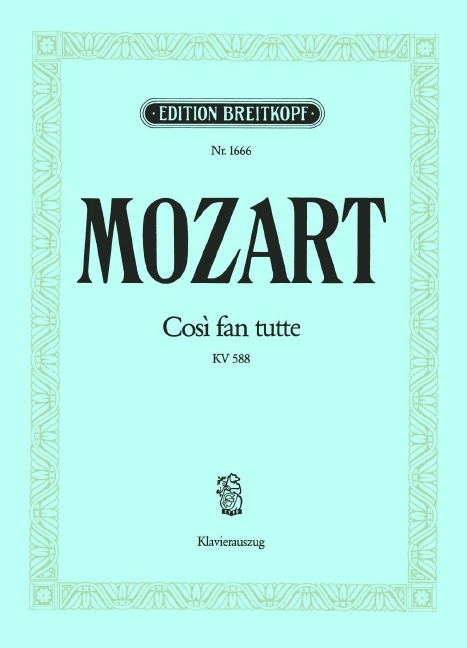 Anderes Coverbild Cosi fan tutte KV 588