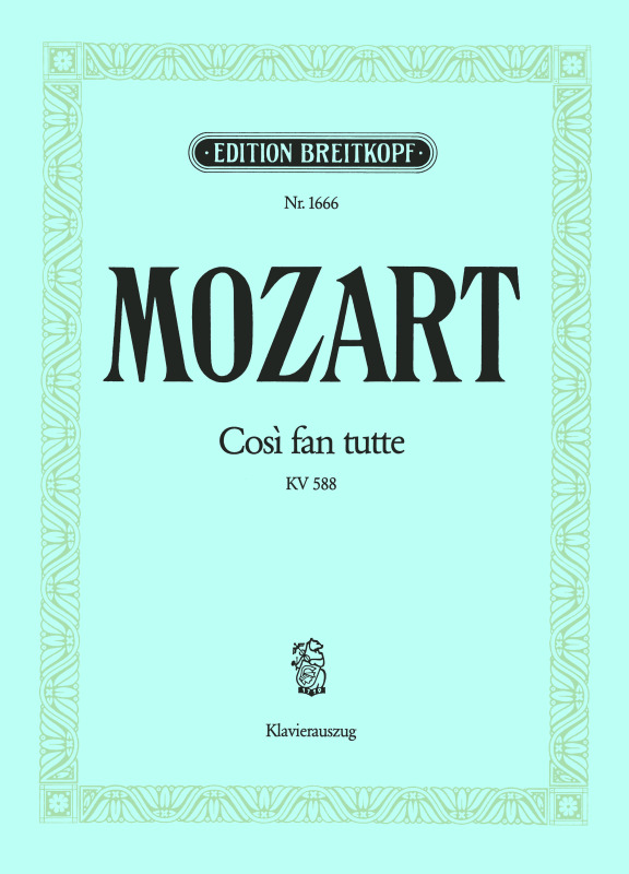Anderes Coverbild Cosi fan tutte KV 588