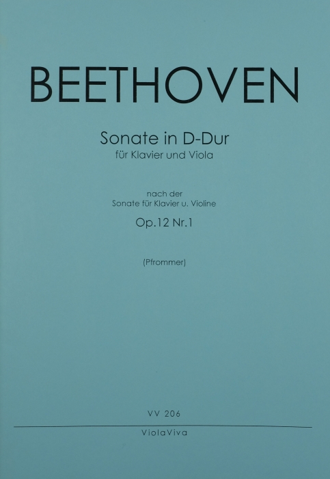 Vorderes Coverbild Sonate, für Klavier und Bratsche