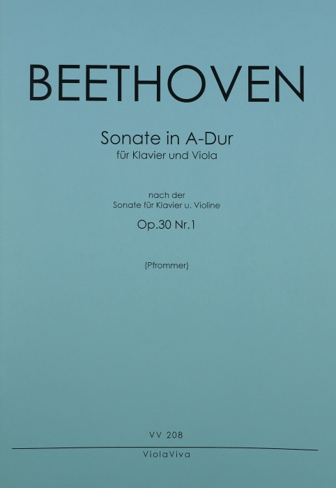 Vorderes Coverbild Sonate, für Klavier und Bratsche