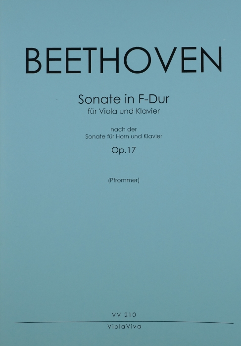 Vorderes Coverbild Sonate, für Bratsche und Klavier