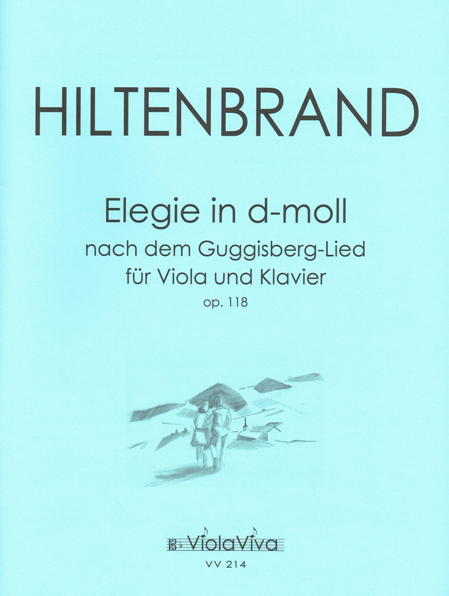 Vorderes Coverbild Elegie nach dem Guggisberg-Lied, für Bratsche und Klavier