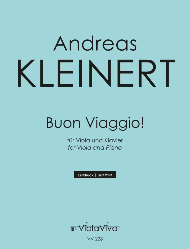 Vorderes Coverbild Buon viaggio! für Bratsche und Klavier