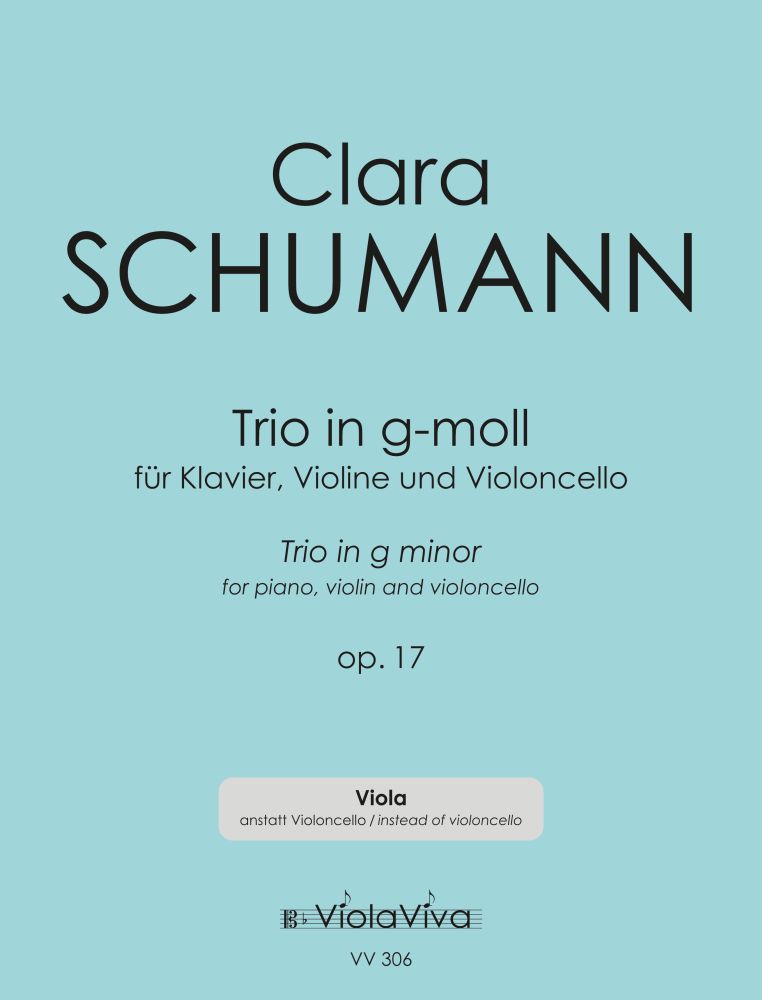Vorderes Coverbild Klaviertrio g-moll, op. 17, Einzelstimme Bratsche (anstatt Violoncello)