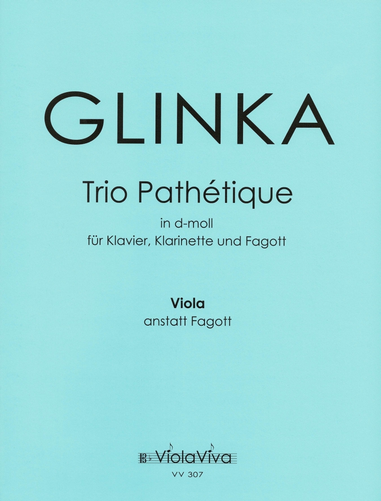 Vorderes Coverbild Klaviertrio in d-moll - Einzelstimme für Viola (anstatt Fagott)
