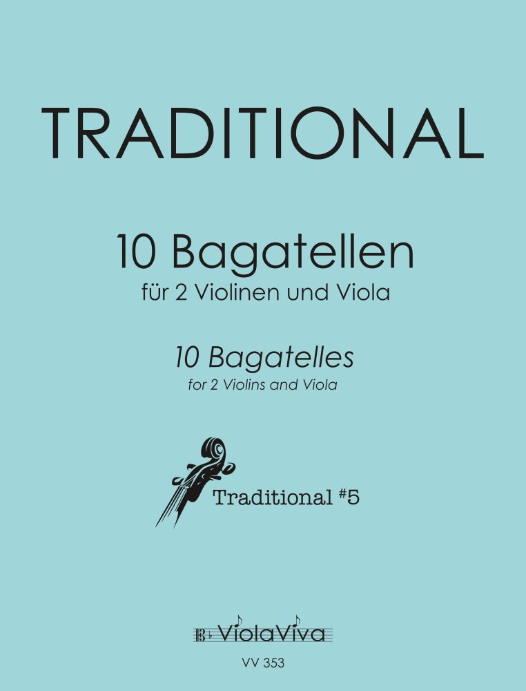 Vorderes Coverbild 10 Bagatellen, für 2 Violinen und Viola