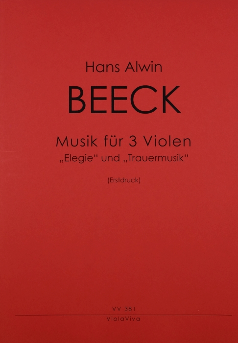 Vorderes Coverbild Musik, für 3 Bratschen