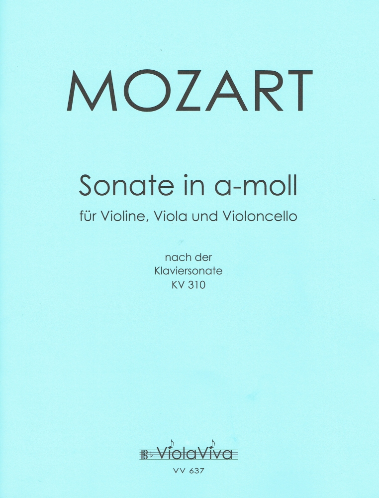 Vorderes Coverbild Sonate in a-moll, für Violine, Bratsche und Violoncello