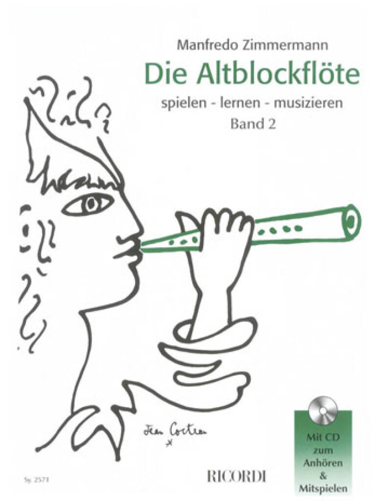 Vorderes Coverbild Die Altblockflöte Band 2