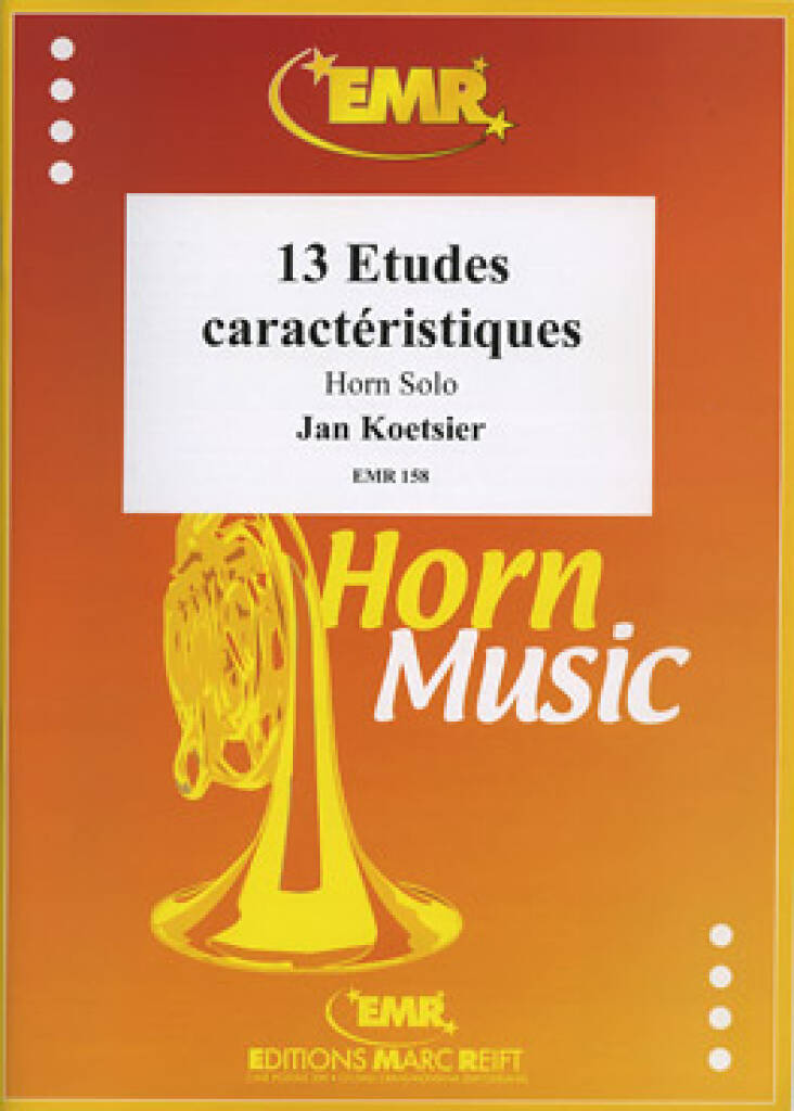 Vorderes Coverbild 13 Etudes caractéristiques op. 117