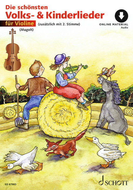 Anderes Coverbild Die schönsten Volks- und Kinderlieder für Violine