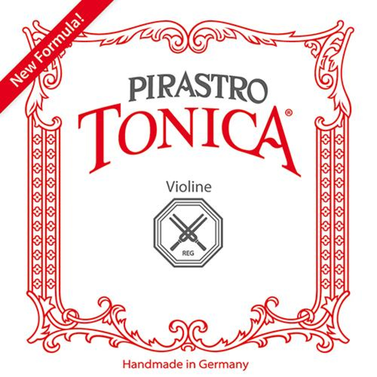 Vorderes Coverbild Pirastro Tonica Violine SATZ, E-Kugel, Silberstahl