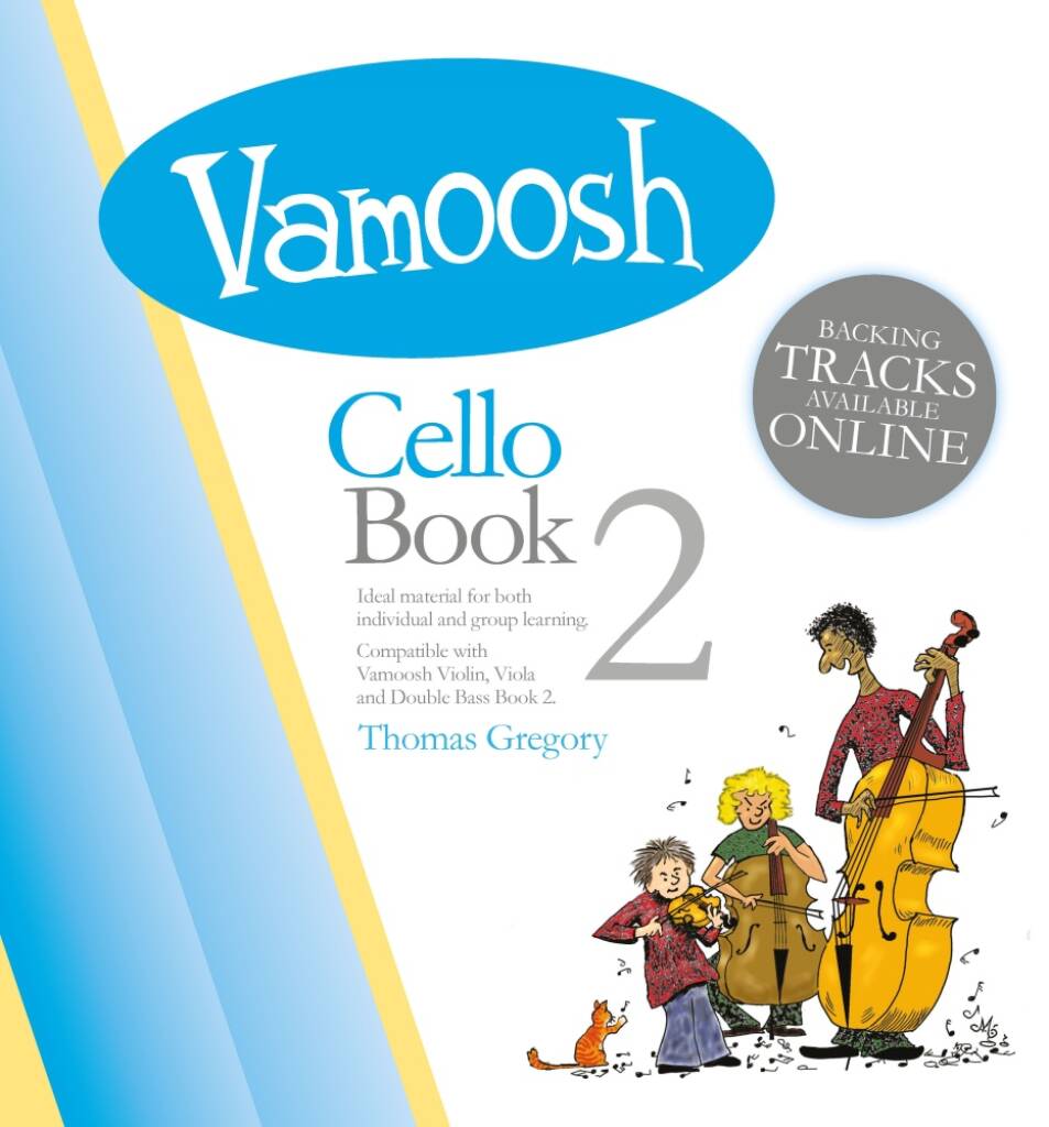 Vorderes Coverbild Vamoosh Cello Book 2