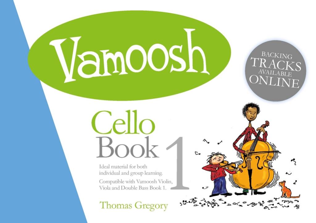 Vorderes Coverbild Vamoosh Cello Book 1