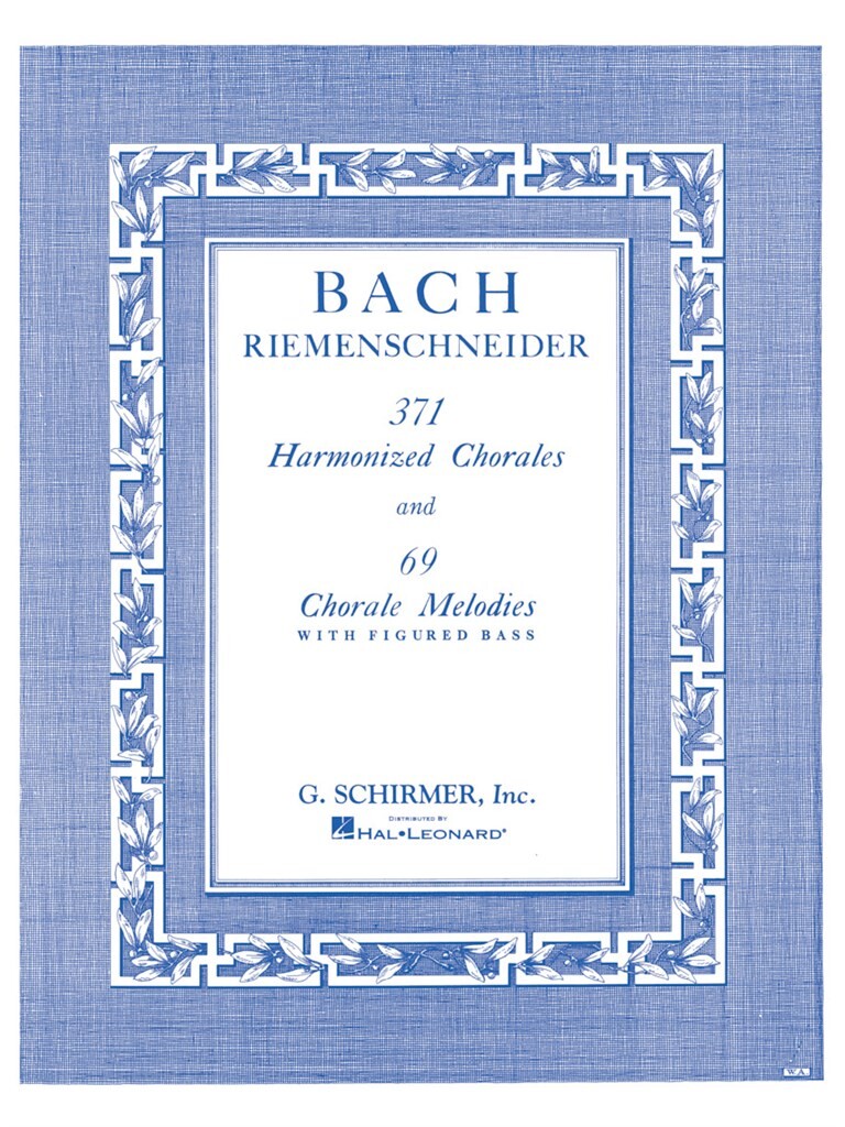 Vorderes Coverbild 371 Harmonized Chorales and 69 Chorale Melodies with Figured Bass