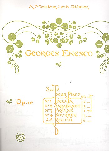 Vorderes Coverbild Suite pour piano op. 10