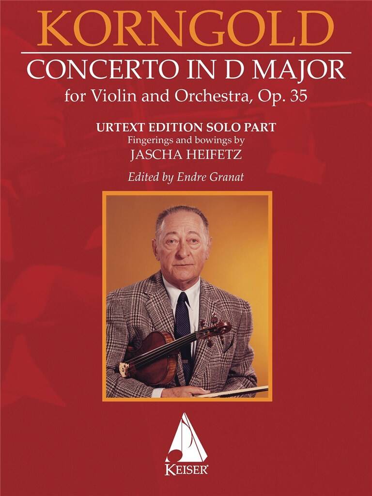 Vorderes Coverbild Konzert in für Violine und Orchester D-Dur op. 35