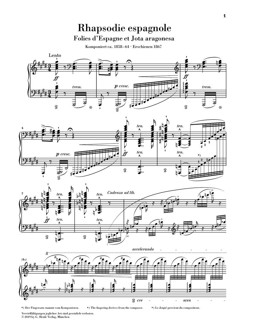 Anderes Coverbild Rhapsodie espagnole
